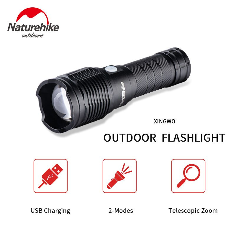 Naturehike Xinghe Outdoor Rechargeable Mini Flashlight Portable Long Shot  Zoom Flashlight NH20ZM009|Outdoor Tools| - AliExpress